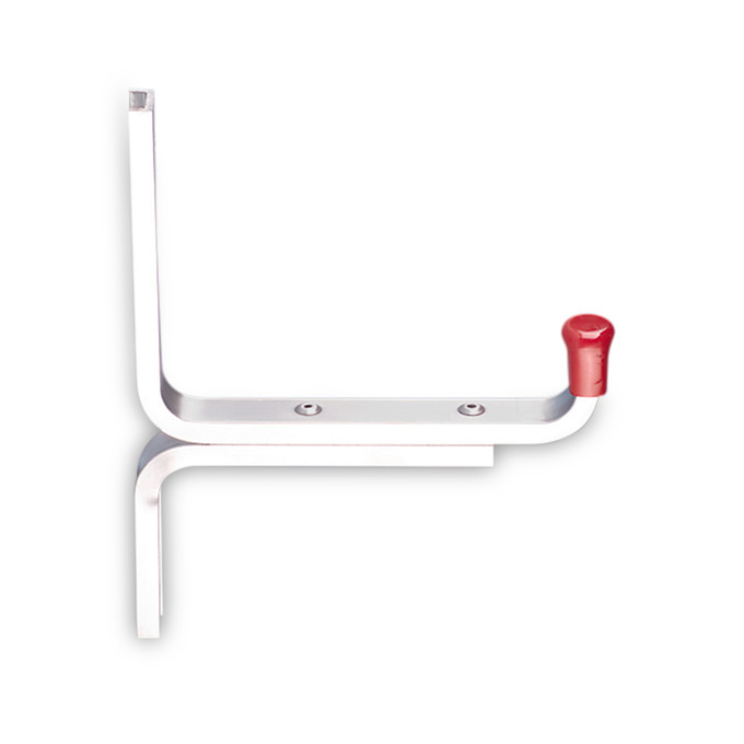 Aluminium wall hook size 3