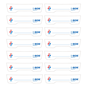Labelling card set for S-BOXX